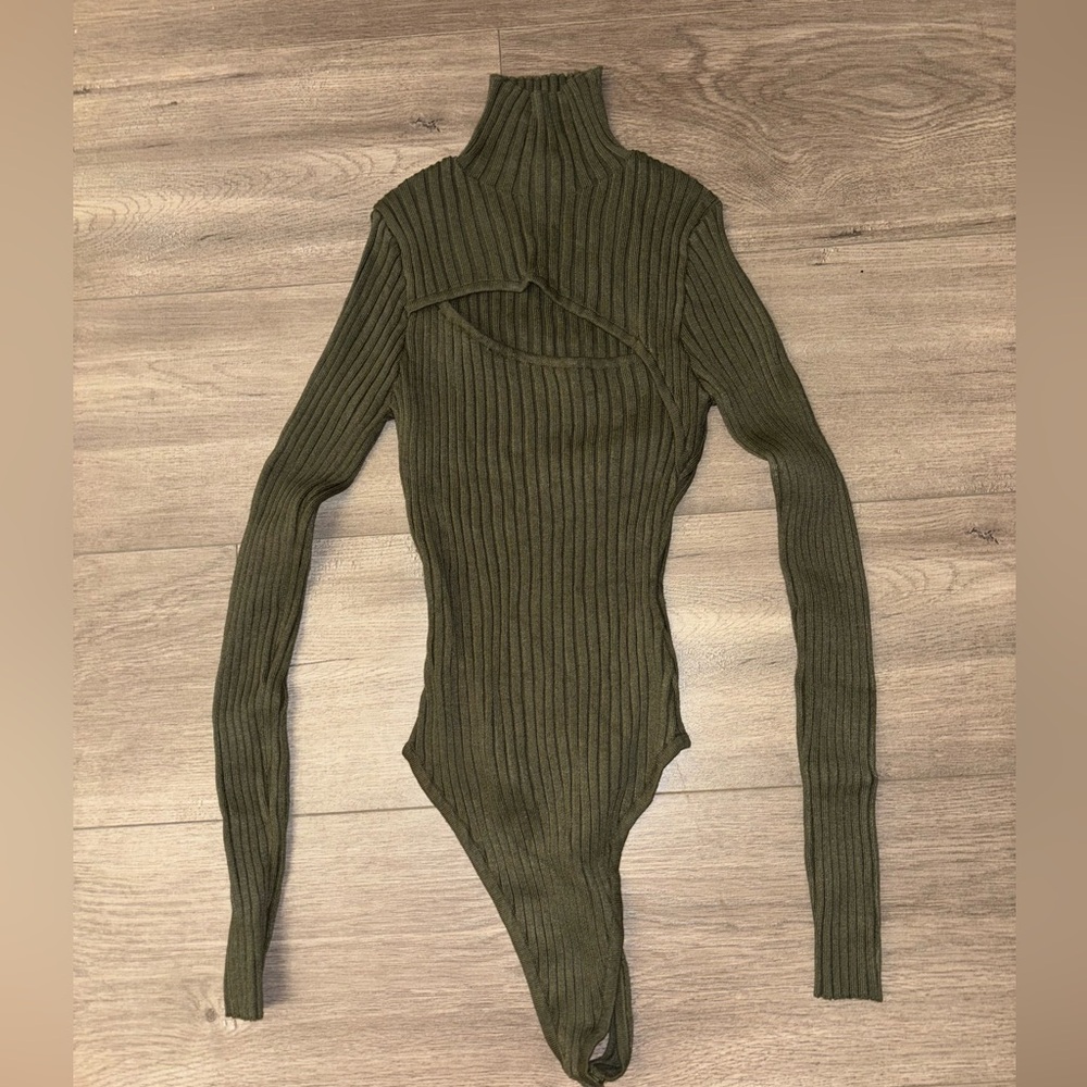 NWOT Fashion Novella Sweater Bodysuit